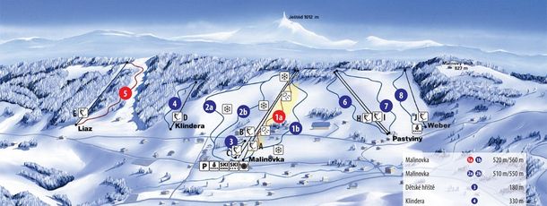 Information about the ski resort Bedrichov