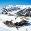 Die Kaser Mandl Alm ist ein super Treffpunkt im Skigebiet.