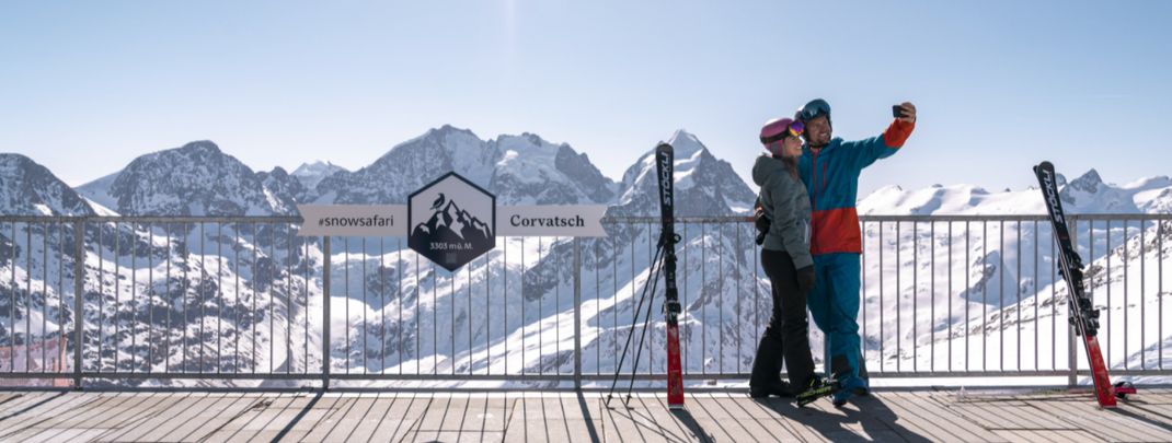 Anhalten, Selfie machen und direkt an die Freunde schicken.