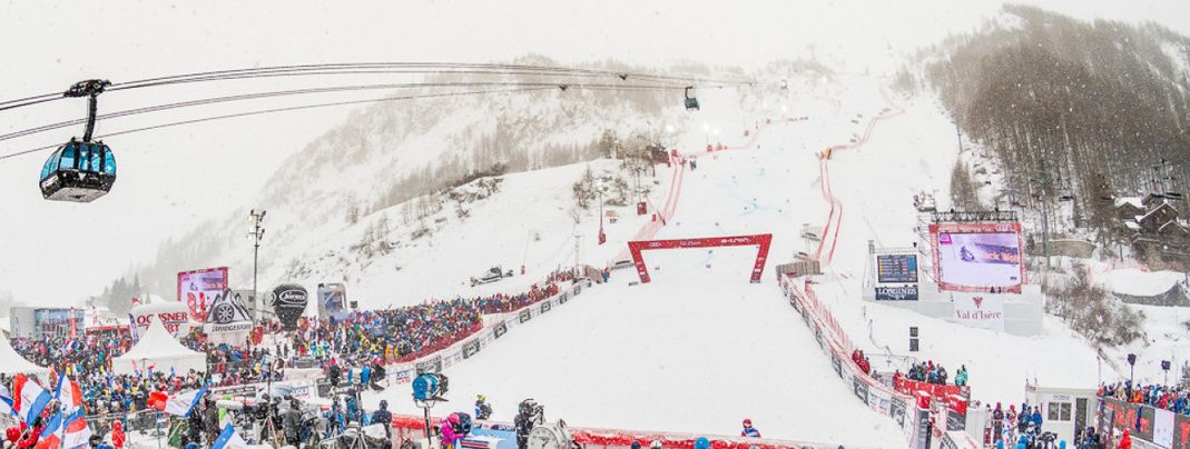 Zuschauer dürfen heuer in Val d'Isère wieder mit dabei sein.