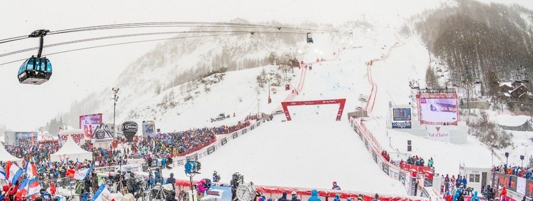 Sowohl die Männer als auch die Frauen sind im Dezember in Val d'Isère zu Gast.