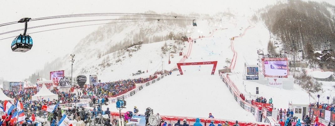 Zwei Herrenrennen stehen in diesem Jahr in Val d'Isère auf dem Programm.