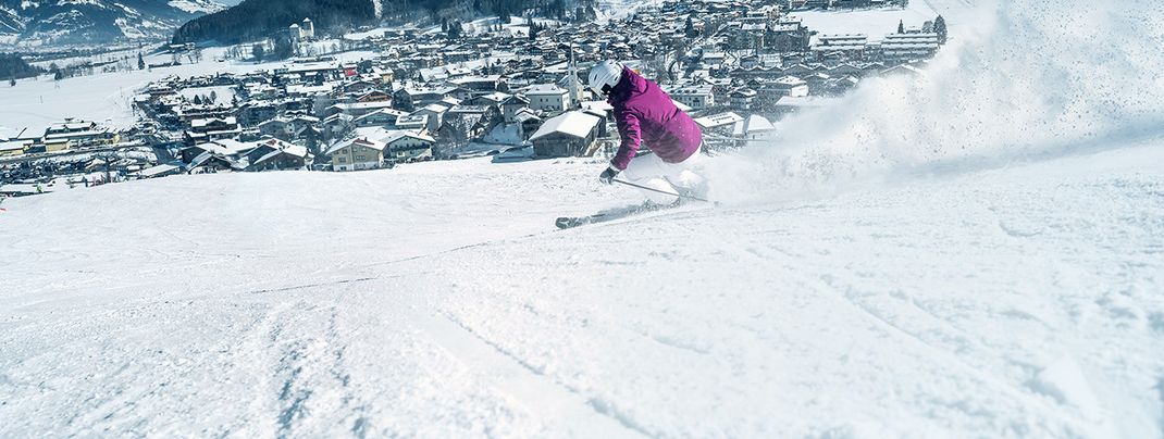 Beliebt bei Familien: Das Skigebiet am Maiskogel mit seinen vielen blauen Abfahrten.