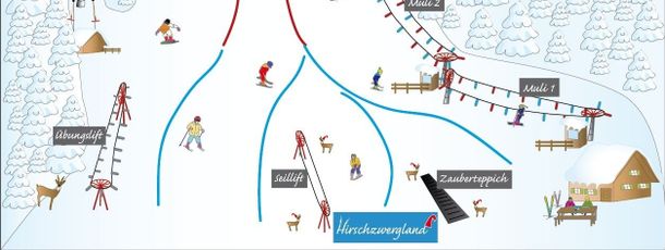 Trail map Hirschberglifte Kreuth