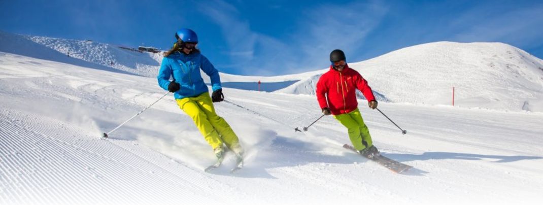Breite und bestens präparierte Pisten genießen Skifahrer am Nebelhorn.