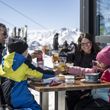 The See ski area scores with rustic huts, modern gastronomy and magnificent views.