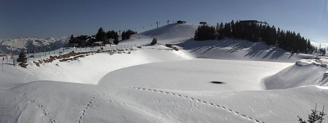 Winterliche Bedingungen gibts es auch noch im Skigebiet Wilder Kaiser Brixental
