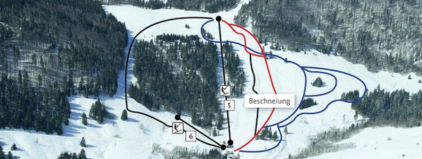 Pistenplan Hofeck