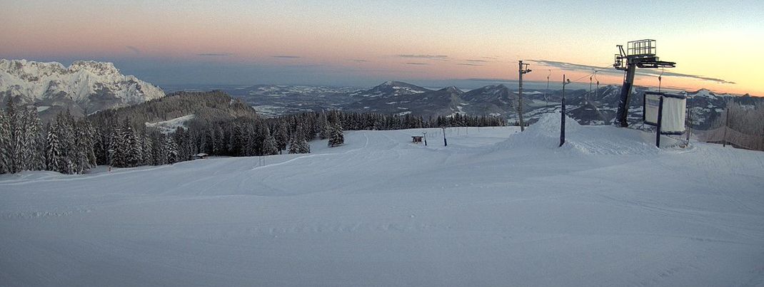 So traumhaft startete der Freitag am Rossfeld.