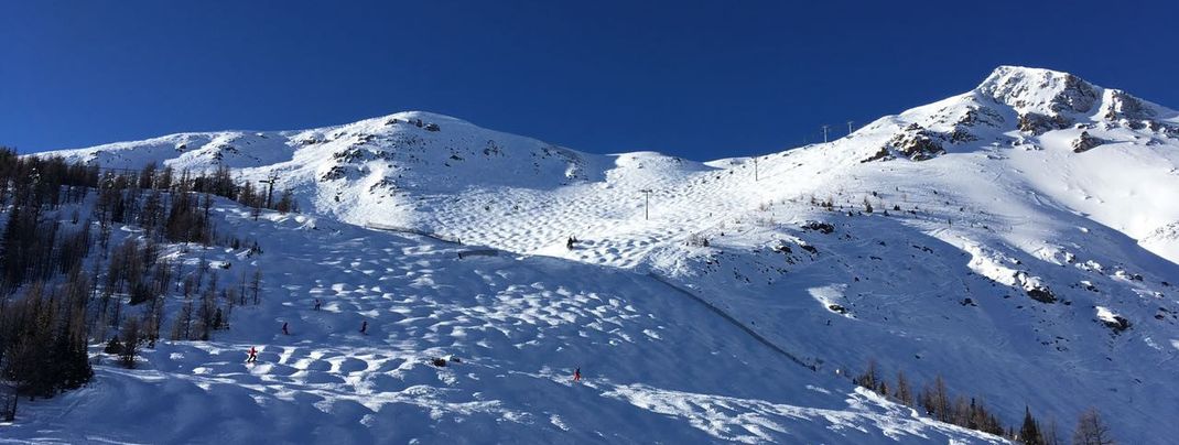 In Canada, you find and endless number of mogul runs.