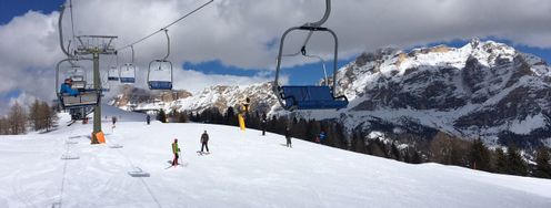 Raus aus dem Hotel und rauf auf den Berg - bei unserem Besuch in Alta Badia erwartete uns absolutes Traumwetter.