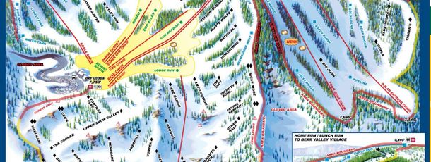 Detaillierte Infos zum Skiurlaub im Skigebiet Bear Valley