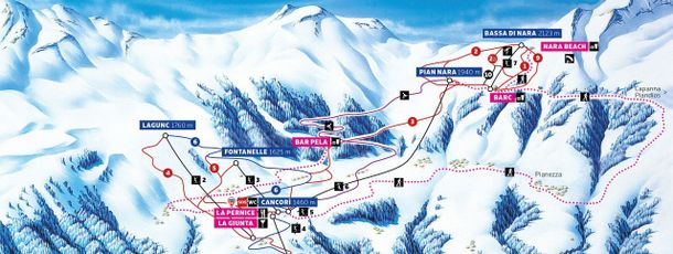 Information about the ski resort Nara Leontica Cancori