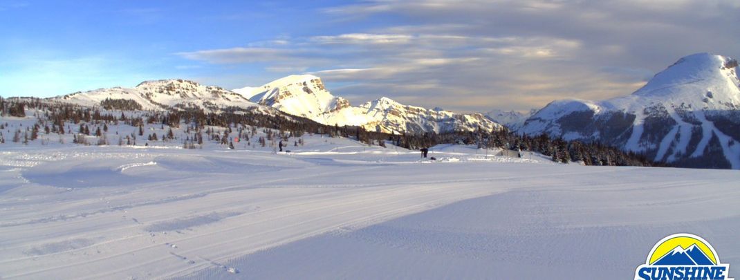 Perfekte Pisten erwarten Wintersportler ab 8. November in Sunshine Village.