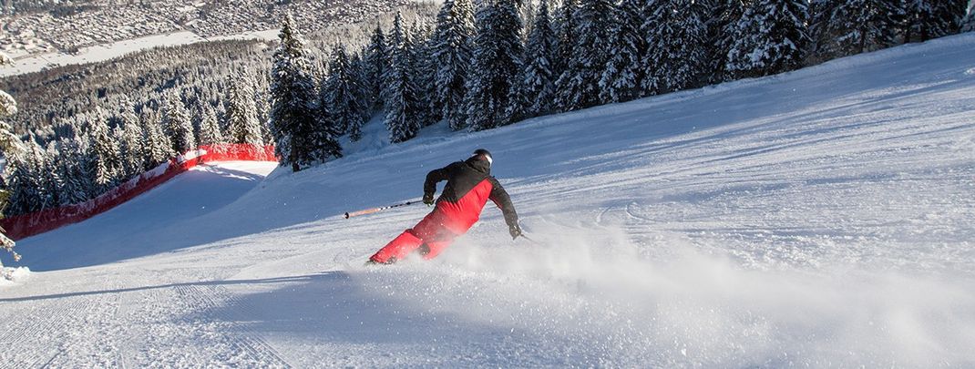 Die berüchtigte Kandahar-Piste in Garmisch-Partenkirchen