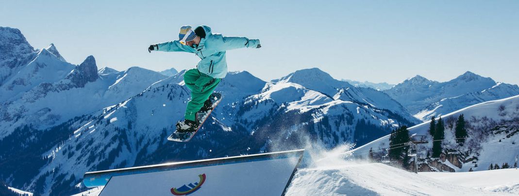 Der Diedamspark bietet über 30 Obstacles.