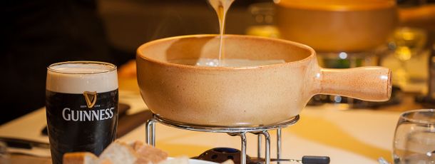 Käse Fondue, Serviert den ganzen Tag jeden Tag