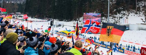 Die Stimmung in Ruhpolding ist immer etwas besonderes und beflügelt die Athletinnen ungemein