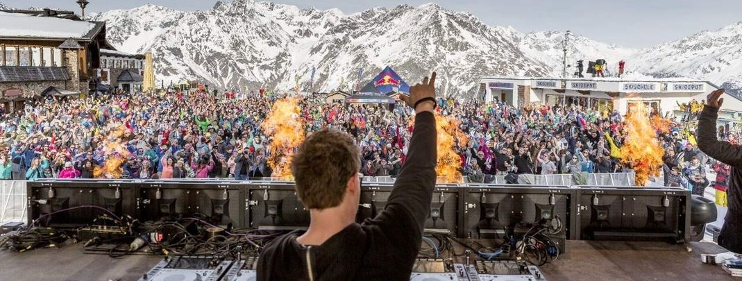 Party pur beim Electric Mountain Festival in Sölden!