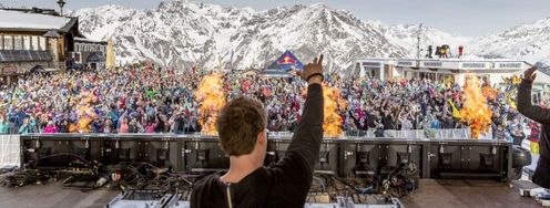 Sölden's Electric Mountain Festival means party all night long.