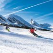 Over 50 kilometers of groomed runs await skiers and snowboarders here.