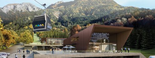 Mit einem Teilbetrieb von Tal- zu Mittelstation startet die neue Jennerbahn am 4. August.