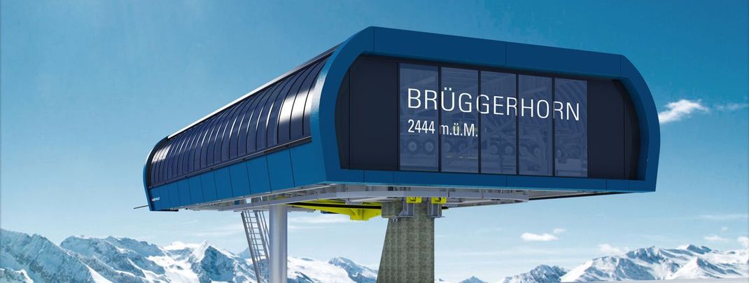 Nicht neu aber immer noch einmalig ist die Aussicht von der Bergstation Brüggerhorn auf das Skigebiet Arosa.