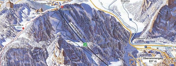 Information about the ski resort Laber