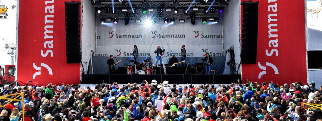 Beste Stimmung und tolle Live-Acts erwarten die Besucher beim Frühlings-Schneefest auf der Alp Trida.