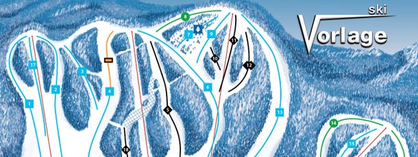 Pistenplan Ski Vorlage