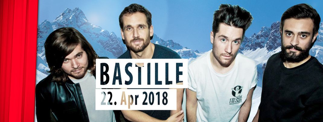 Die Indie-Rockband Bastille kommt am 22. April 2018 zum 