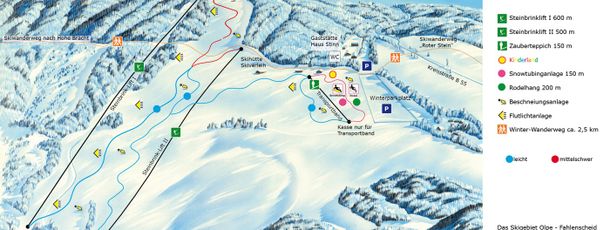 Information about the ski resort Olpe Fahlenscheid