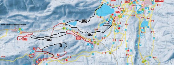 Loipenplan Alpenwelt Karwendel