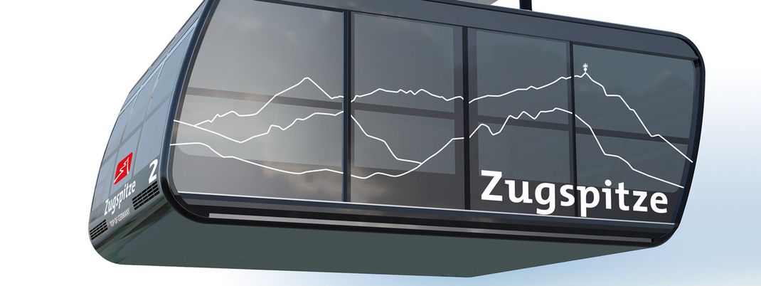 Modell der neuen Kabinen