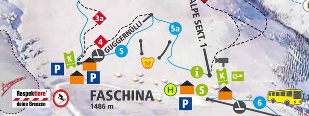 Pistenplan Faschina