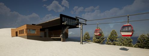 Im Dezember 2024 soll die neue Streubödenbahn in Fieberbrunn eröffnet werden.