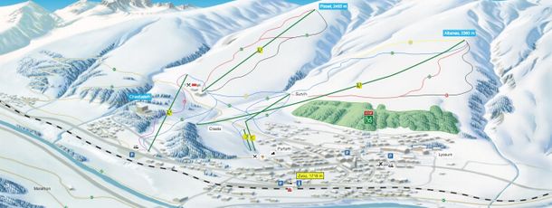 Information about the ski resort Zuoz