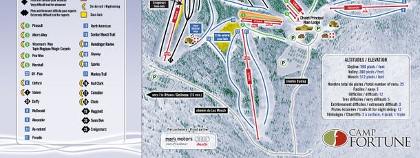 Trail Map Camp Fortune