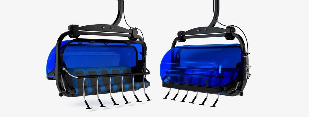 Der Comici 1 Sessellift in Plan de Gralba bekommt komplett neue Sessel.