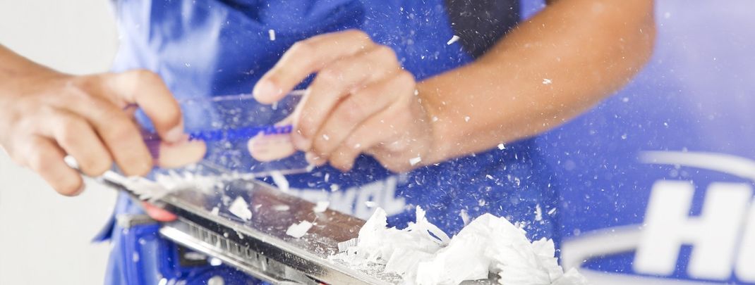 Skier kann man auch selber präparieren.