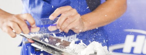 Skier kann man auch selber präparieren.