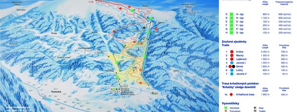 Information about the ski resort Turecka Krizna