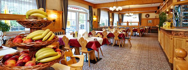 Restaurant im Hotel Kirchboden.