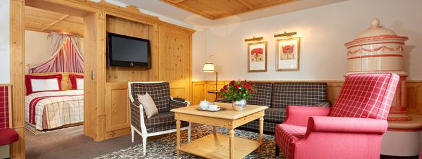 Romantik Suite in der Krone von Lech