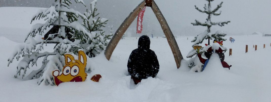 Die Skiorte der Südalpen versinken im Schnee