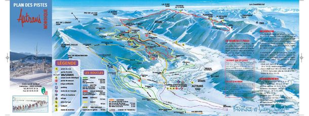 Detaillierte Infos zum Langlauf und den Loipen im Langlaufgebiet Autrans