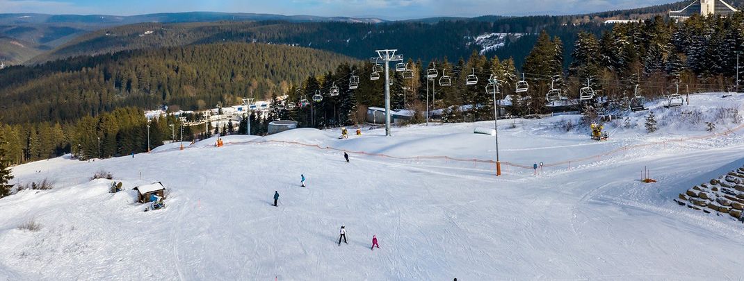 Skipiste in Oberhof