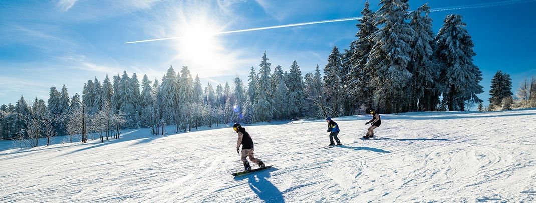 Skipiste in Altenberg
