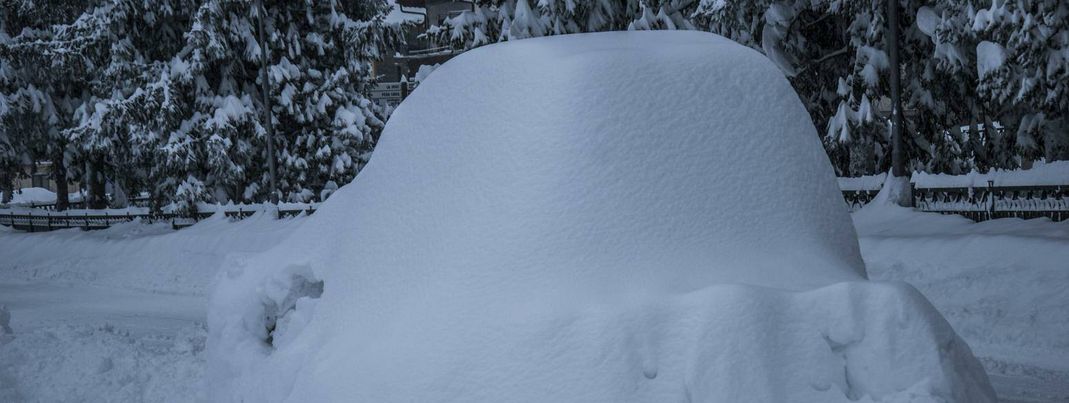 Die Skiorte der Südalpen versinken im Schnee