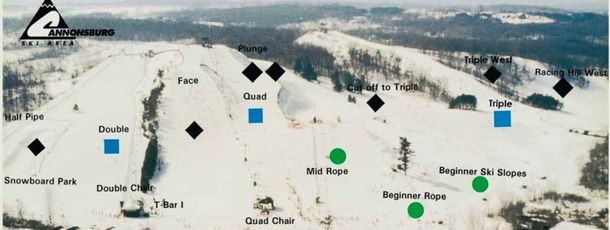 Information about the ski resort Cannonsburg Ski Area